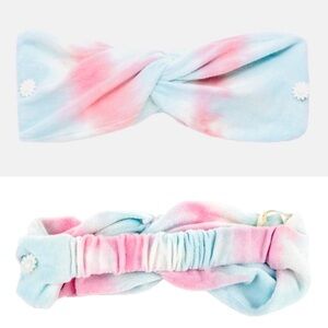 LoveShackFancy Athena Cherry Fizz Tie Dye Top Knot Headband Wrap LA039-739 NWT